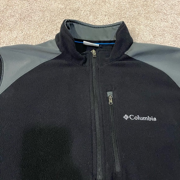 Columbia Men's Fleece Quarter Zip Jacket - Picture 3 of 5
